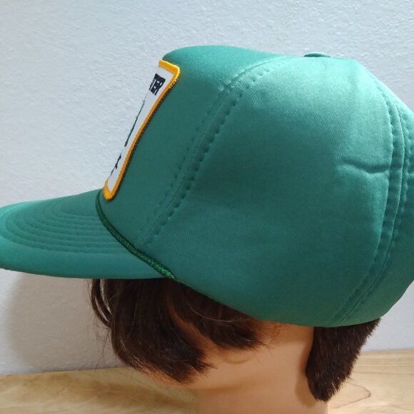 Deadstock Vintage Tidewater Contractors Patch Rope Snap Back Hat - Picture 3 of 7